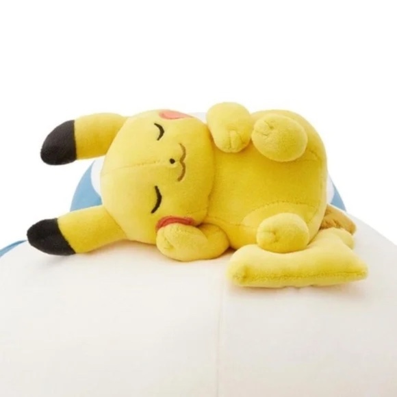 Snorlax Pikachu 51cm BIG Plush Pokémon Sleep Pokemon Center - Picture 6 of 10